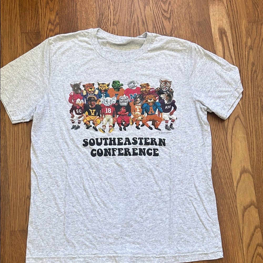 Gray Southeastern Conference T-Shirt